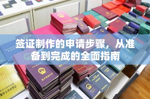 岐山签证制作的申请步骤，从准备到完成的全面指南